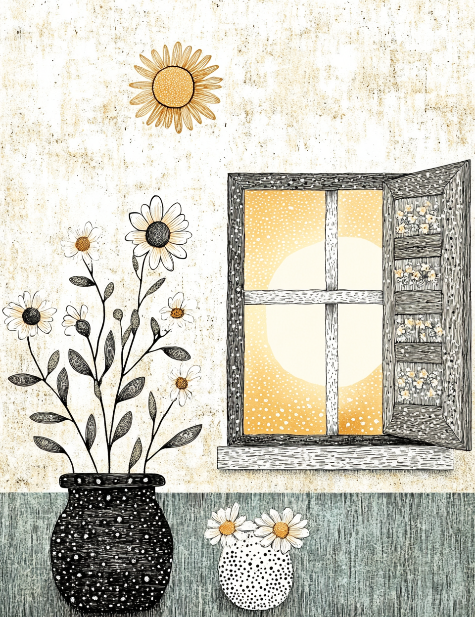 Midjourney V 6.1 Prompts for DUAL Black & White Spotted Puppies