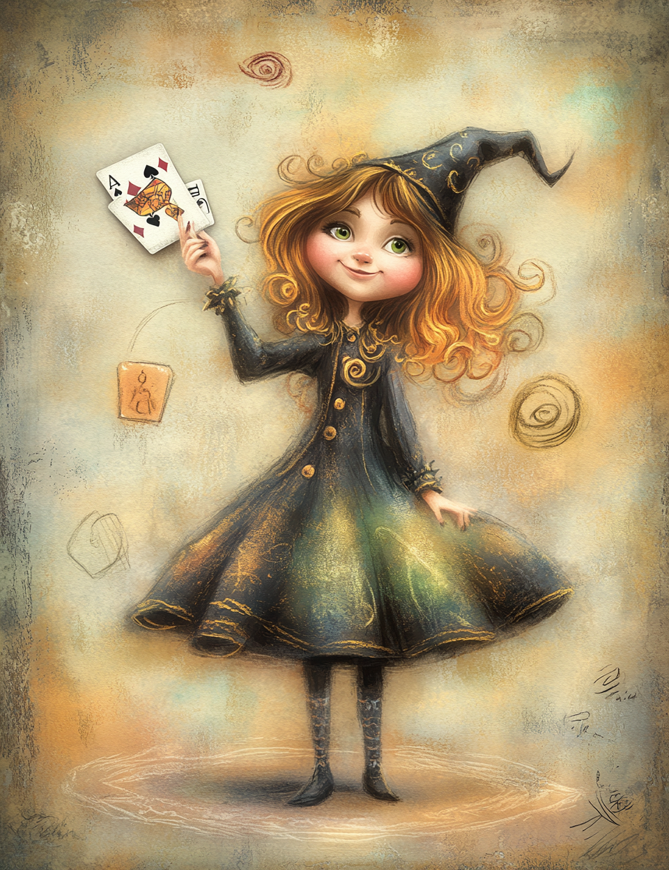 Midjourney V 6.1 Prompts for DUAL Chaotic Jester Girl Pages