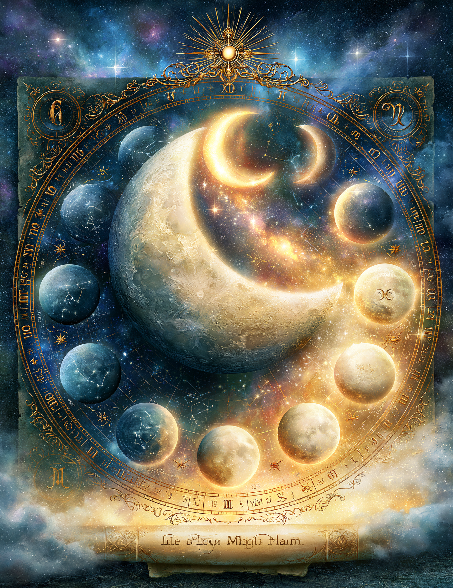Midjourney V 8.1 Prompts for DUAL Cosmic Junk Journal Pages