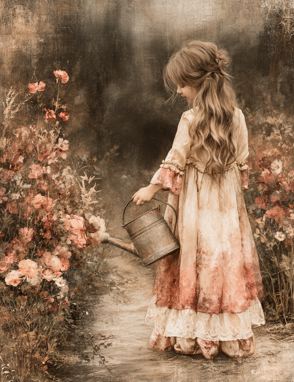 Midjourney V 8.2 Prompts for DUAL Cottage Life in Old Pink