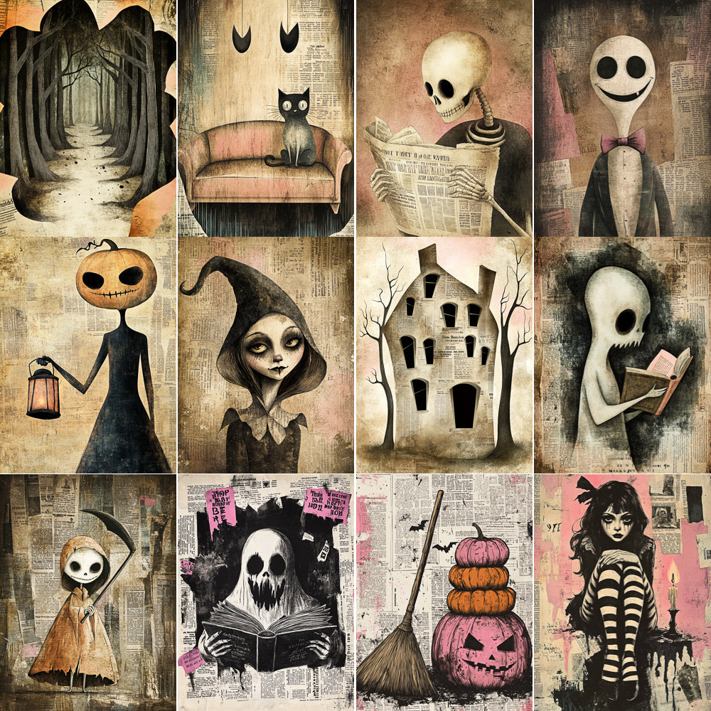 Midjourney V 6.1 Prompts for DUAL Creepy News for Spooky Season