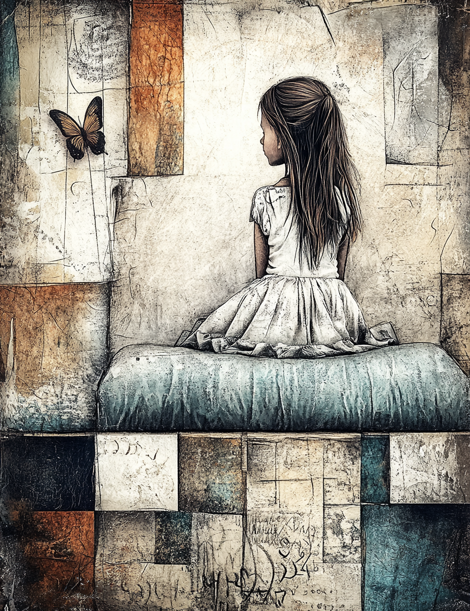 Midjourney V 6.1 Prompts for DUAL Distressed Chateaucore Junk Journal