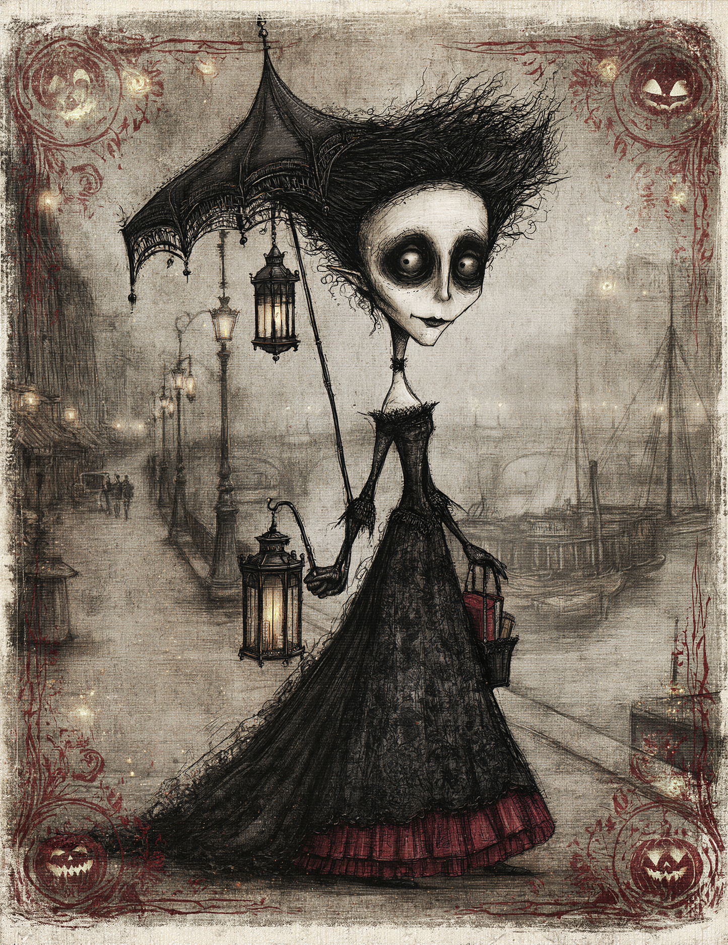 Midjourney V 8.1 Prompts for DUAL Dracula Diaries Inspired Pages