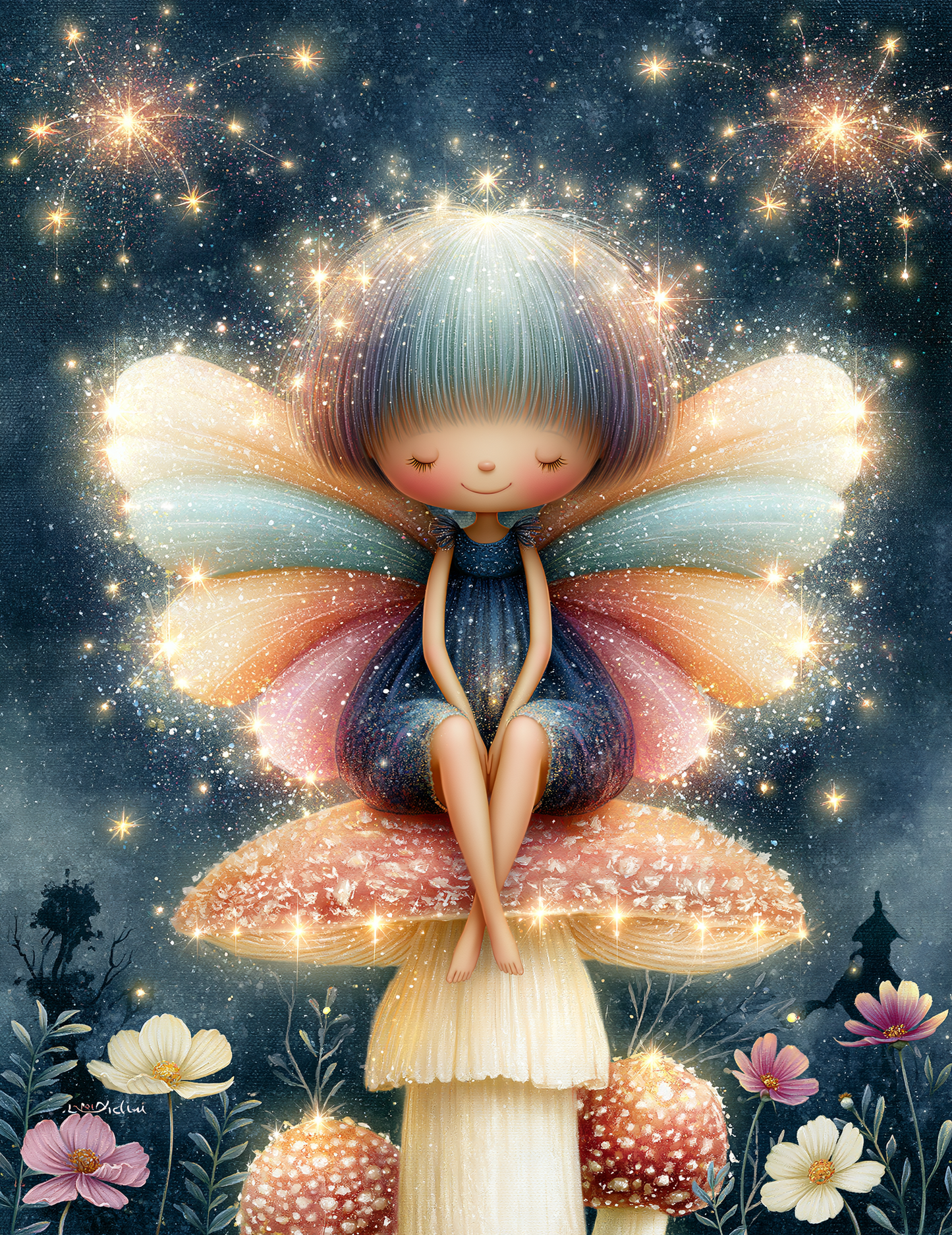 Midjourney V 8.1 Prompts for DUAL Enchanted Fairy Meadow Cards