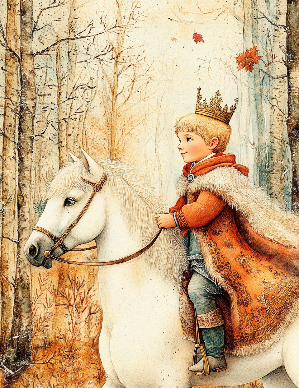 Midjourney V 6.1 Prompts for DUAL European Children’s Books Pages