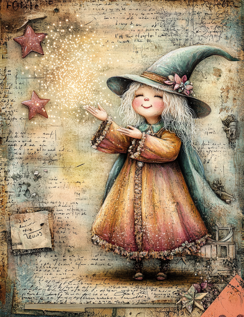 Midjourney V 6.1 Prompts for DUAL Fairy Godmother Magic Pages