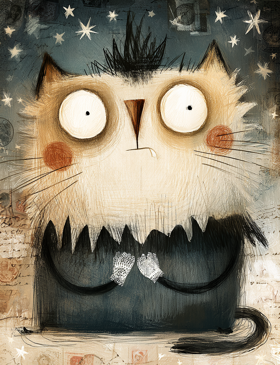 Midjourney V 8.1 Prompts for DUAL Frazzled Dogs & Cats Digital Pages