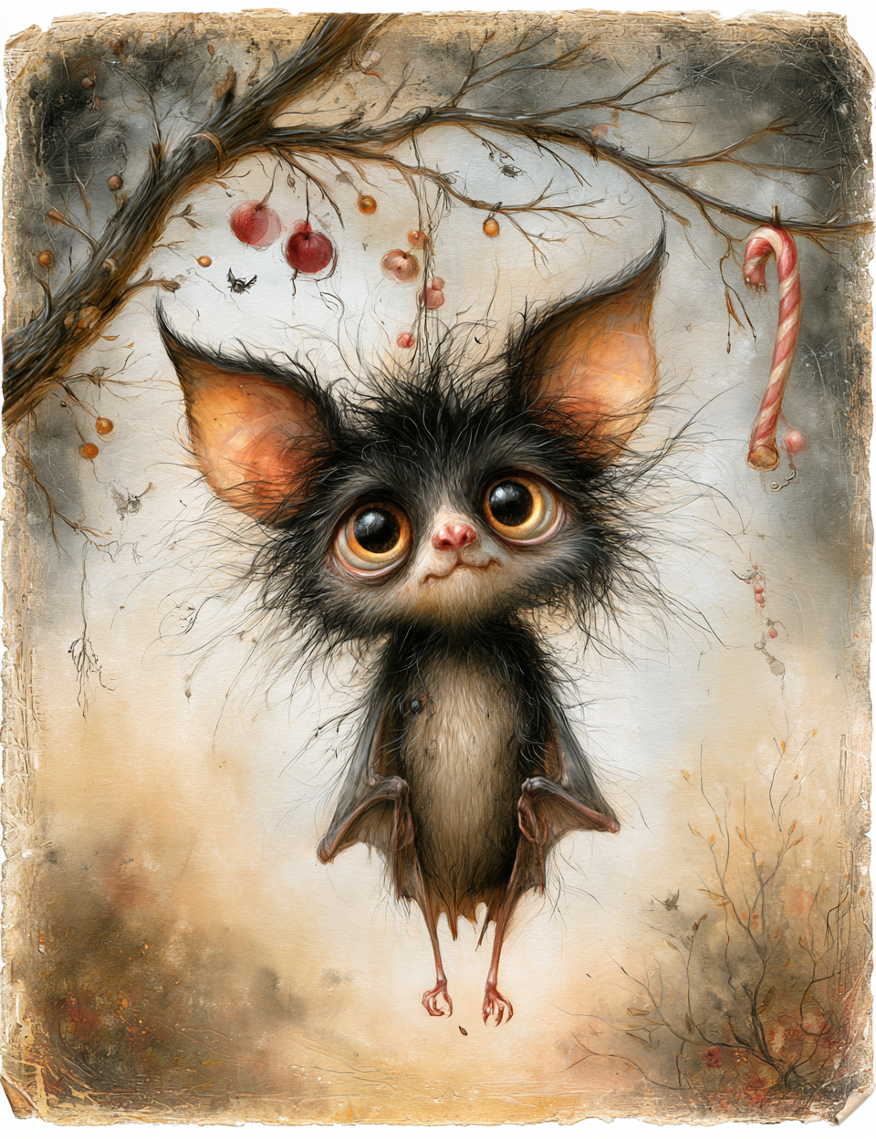 Midjourney V 8.2 Prompts for DUAL Funny Sweet Halloween Pages