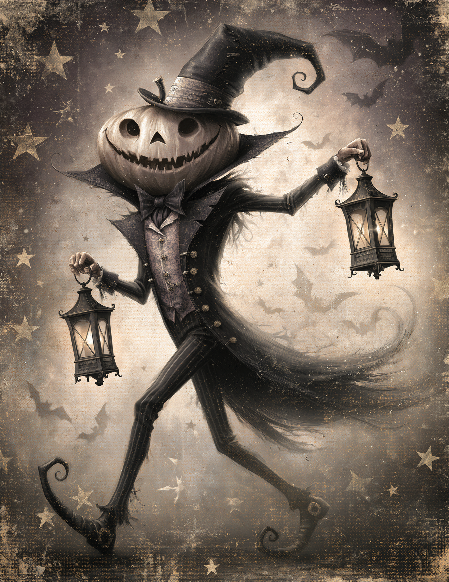 Midjourney V 8.1 Prompts for DUAL Gold Magic in Halloween Horror