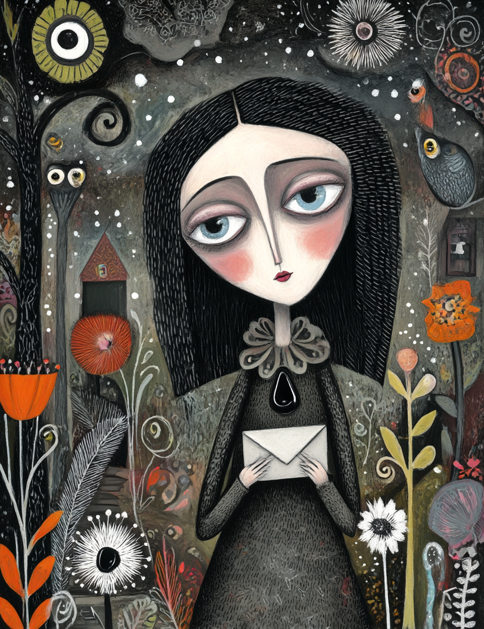 Midjourney V 7 Prompts for DUAL Gothic Night Whispers Pages