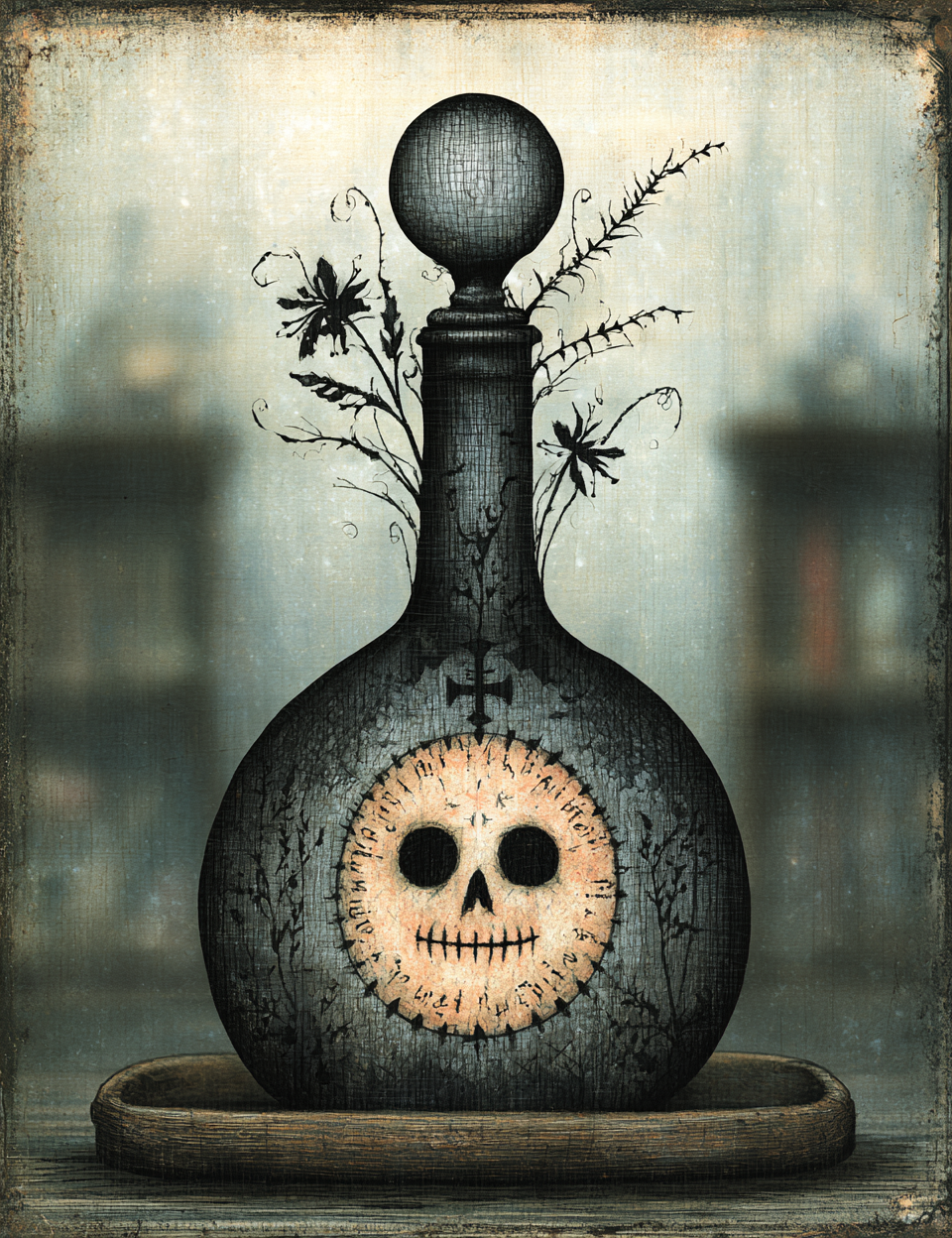 Midjourney V 8.2 Prompts for DUAL Gothic for Halloween Nurses