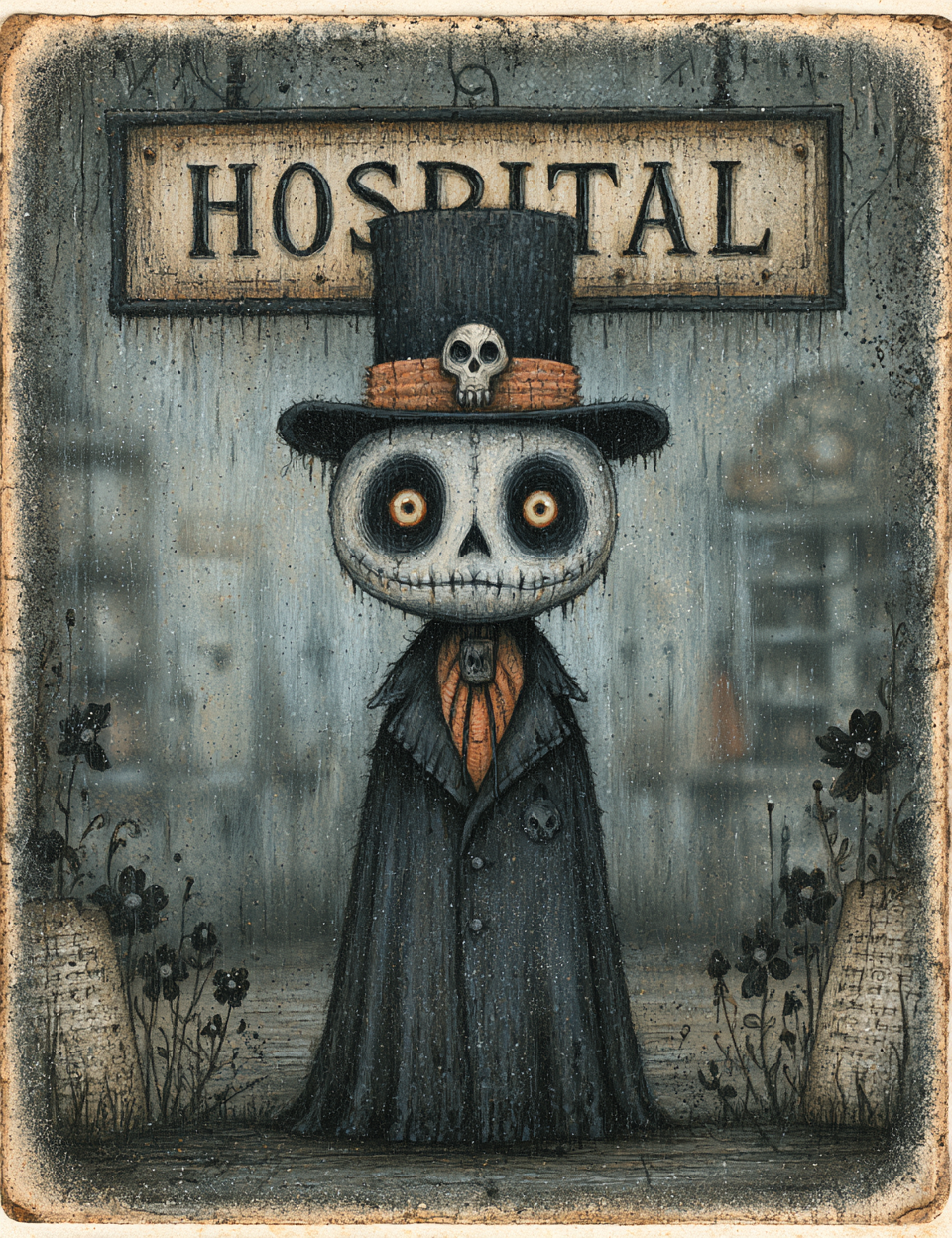 Midjourney V 8.2 Prompts for DUAL Gothic for Halloween Nurses