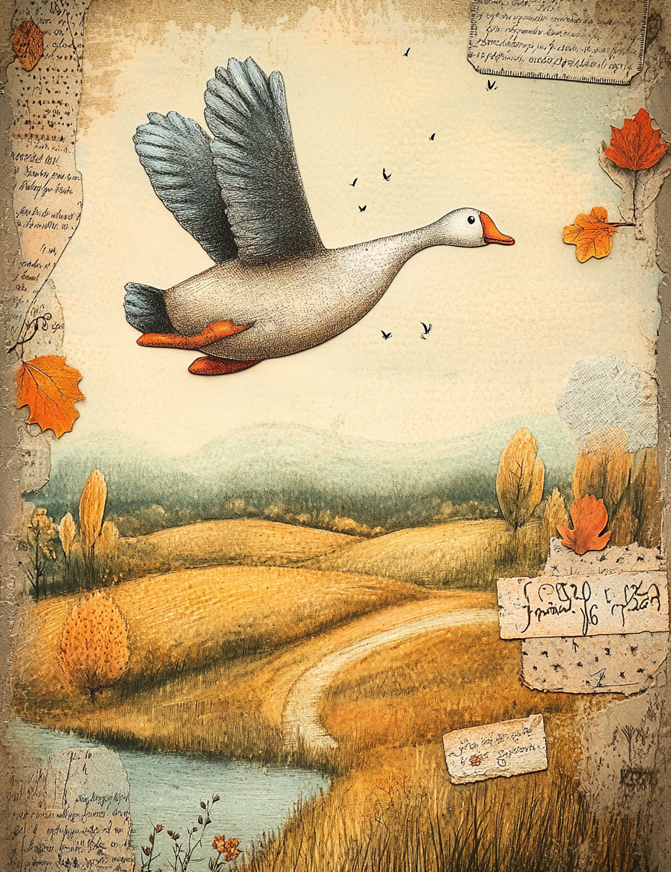 Midjourney V 6.1 Prompts for DUAL Handmade Fall Pages