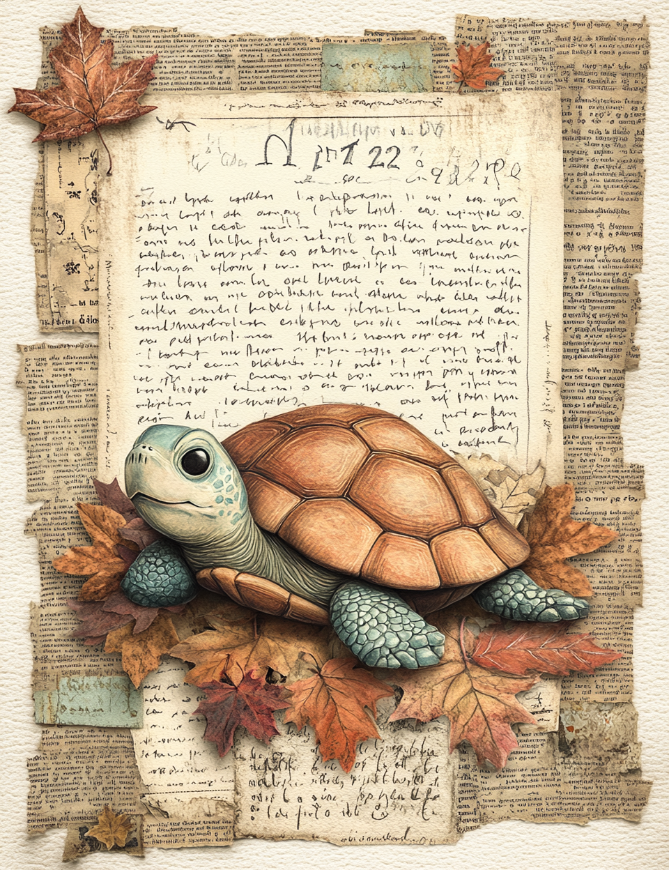 Midjourney V 6.1 Prompts for DUAL Handmade Fall Pages