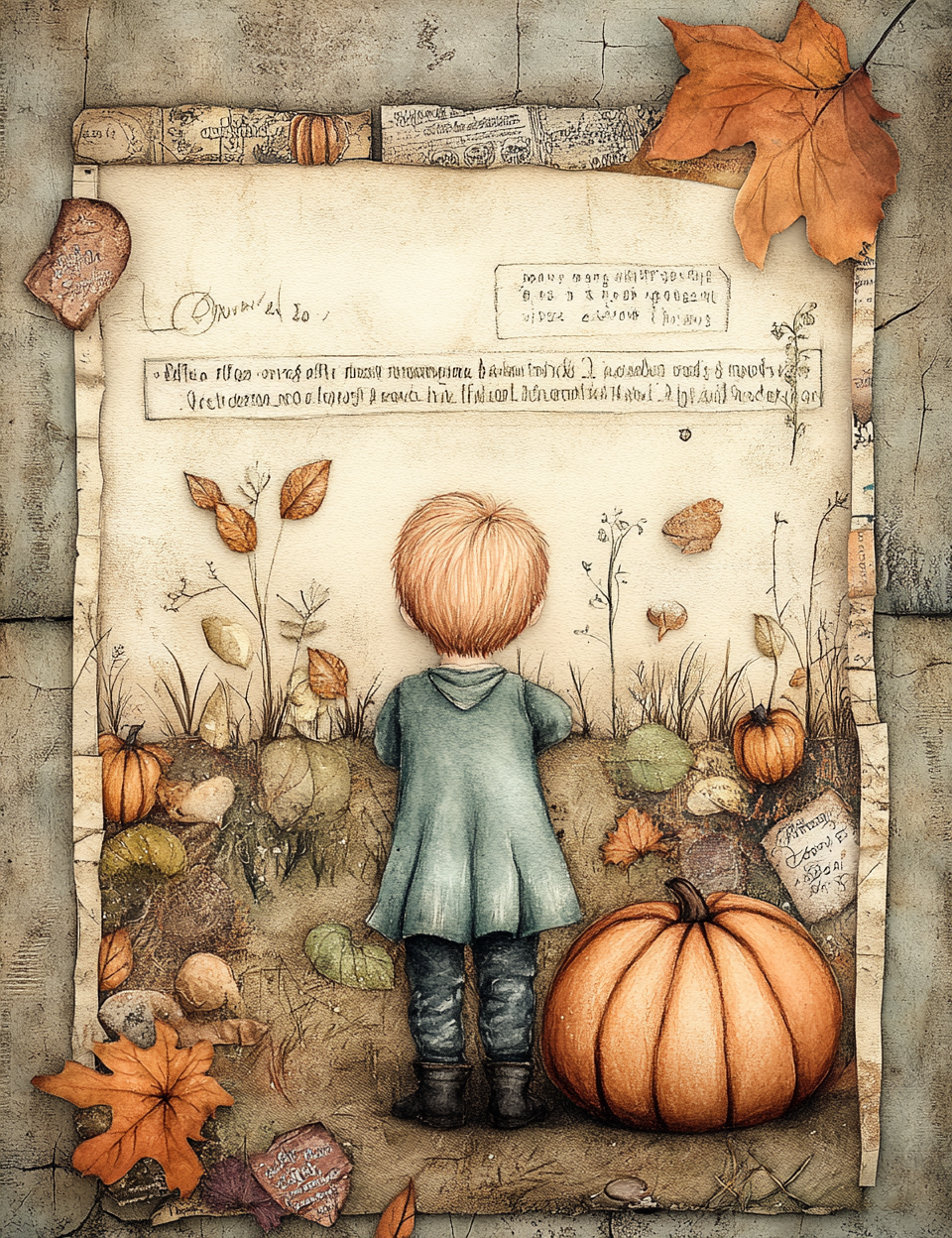 Midjourney V 6.1 Prompts for DUAL Handmade Fall Pages