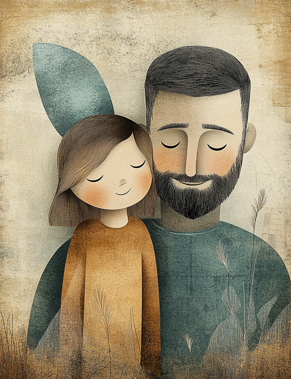 Midjourney V 6.1 Prompts for DUAL Happy Fathers Day Cards