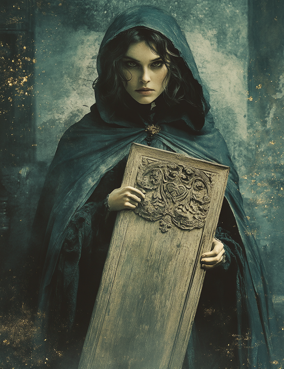 Midjourney V 7 Prompts for DUAL Haunted Chapel Printable Pages