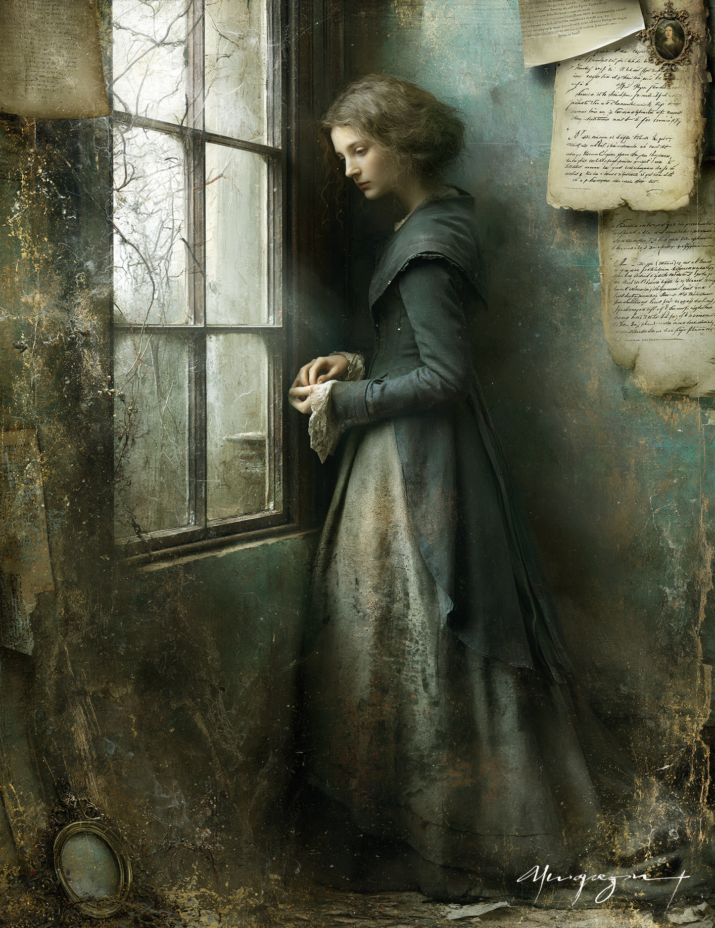 Midjourney V 8.1 Prompts for DUAL Jane Eyre Inspired Printable Pages