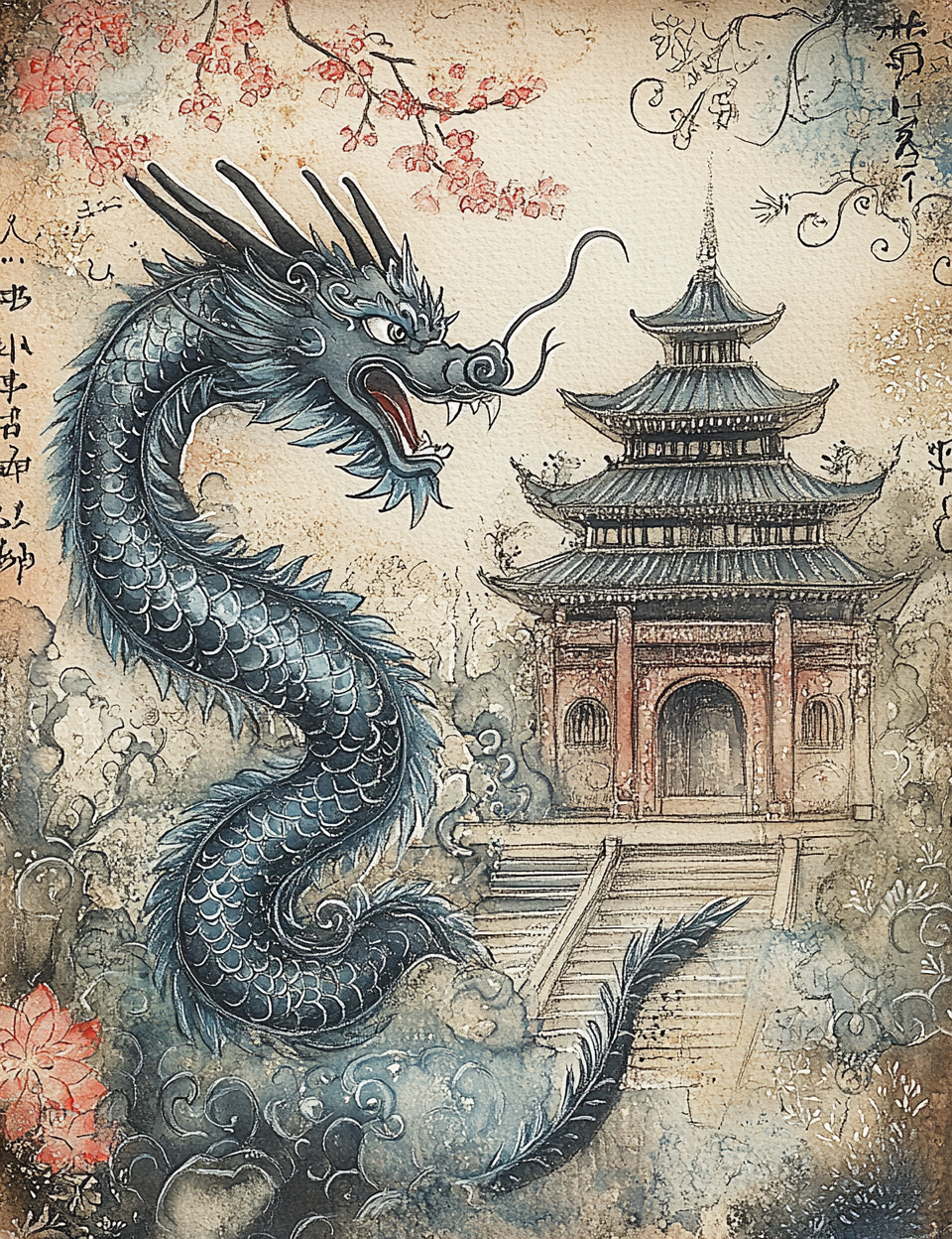 Midjourney V 7 Prompts for DUAL Japanese Samurai Pages