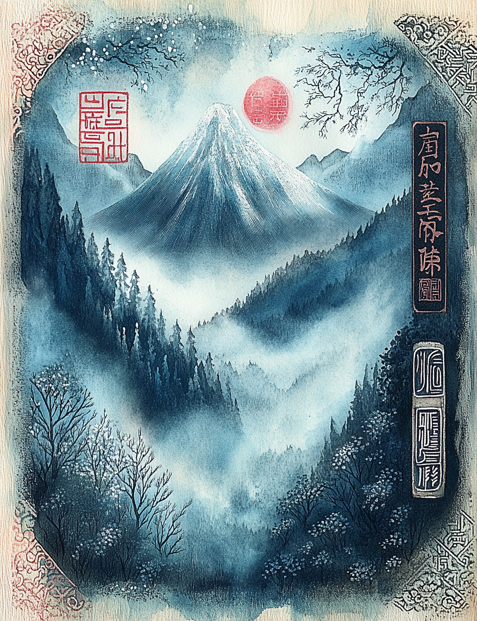 Midjourney V 7 Prompts for DUAL Japanese Samurai Pages