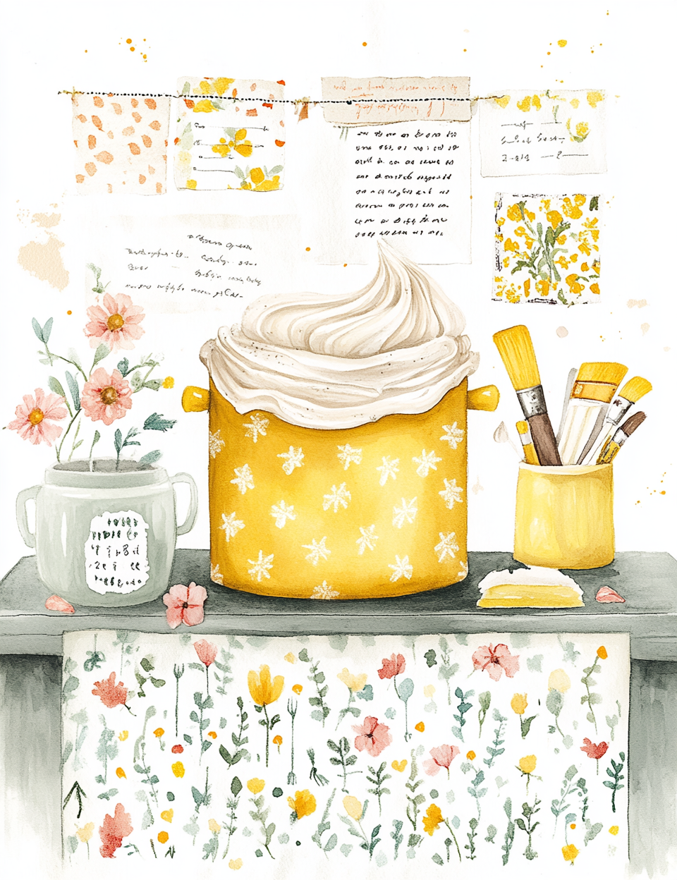 Midjourney V 6.1 Prompts for DUAL Kitchen & Bakery Junk Journal
