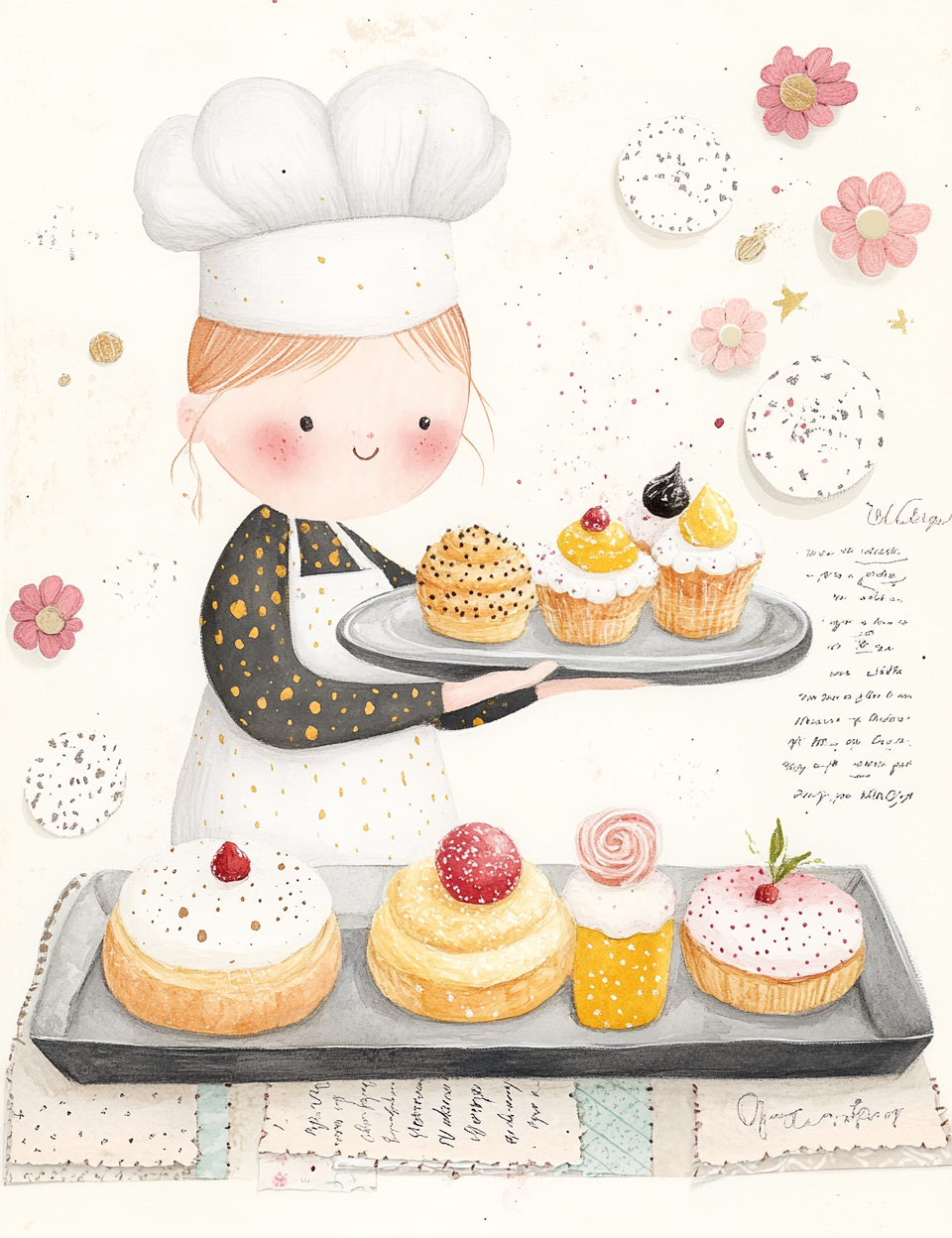 Midjourney V 6.1 Prompts for DUAL Kitchen & Bakery Junk Journal