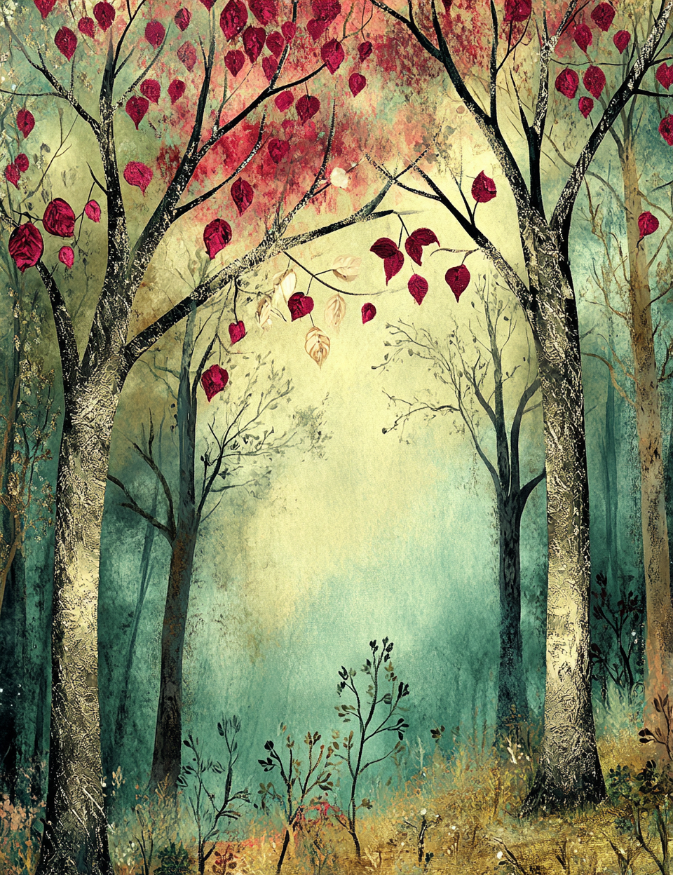 Midjourney V 6.1 Prompts for DUAL Knight Tales Romantic Forest