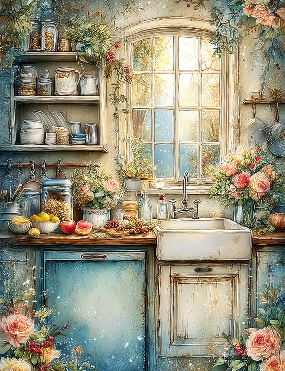 Midjourney V 7 Prompts for DUAL Little Women May Alcott Inspired