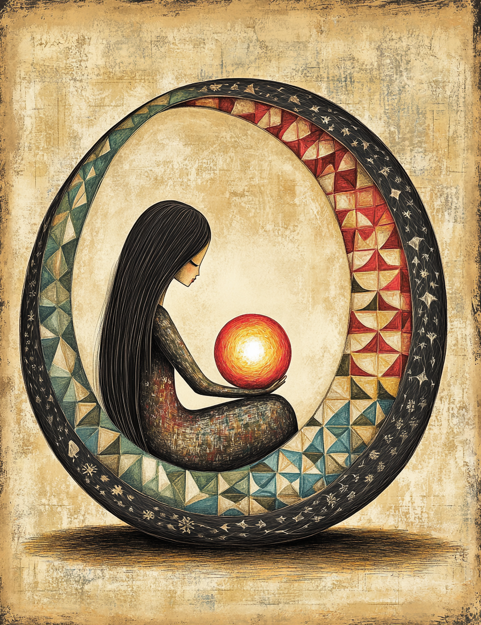 Midjourney V 6.1 Prompts for DUAL Moon Goodness Junk Journals