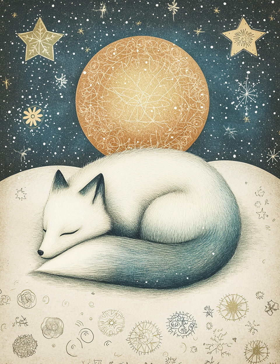 Midjourney V 6.1 Prompts for DUAL Mystic Polar Dreamscapes Illustrations