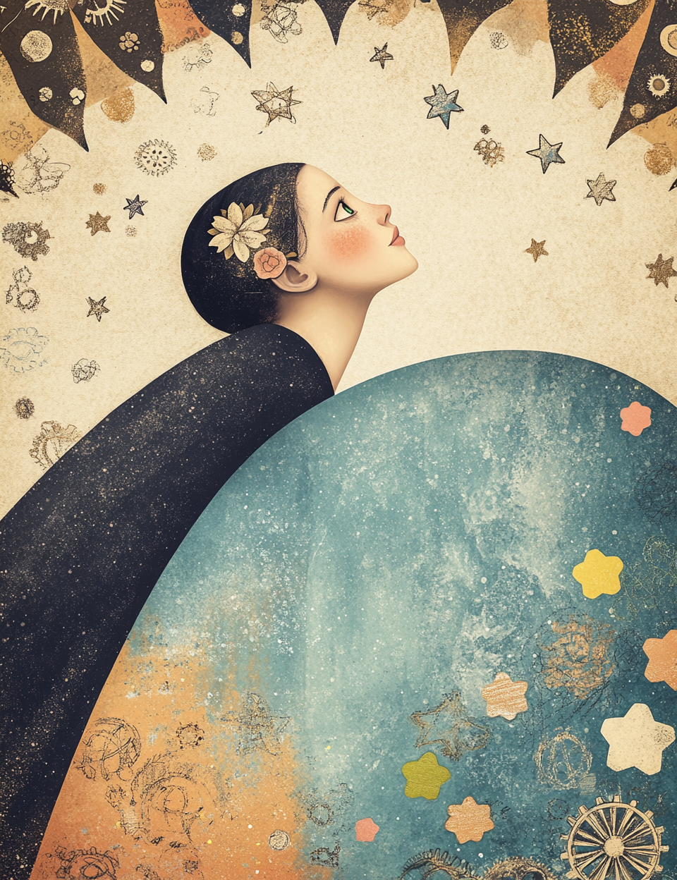 Midjourney V 6.1 Prompts for DUAL Mystic Polar Dreamscapes Illustrations