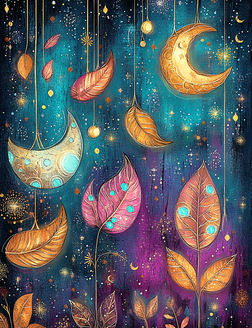 Midjourney V 6.1 Prompts for DUAL Nigh Nocturnal Fairy Tales Pages