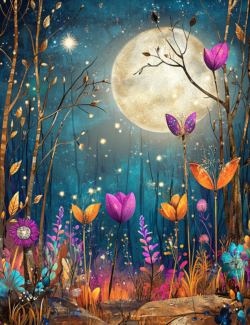 Midjourney V 6.1 Prompts for DUAL Nigh Nocturnal Fairy Tales Pages