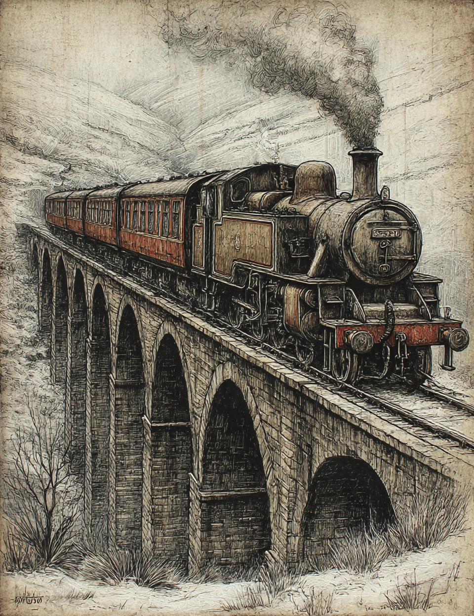 Midjourney V 7 Prompts for DUAL Nostalgic Travel Junk Journals