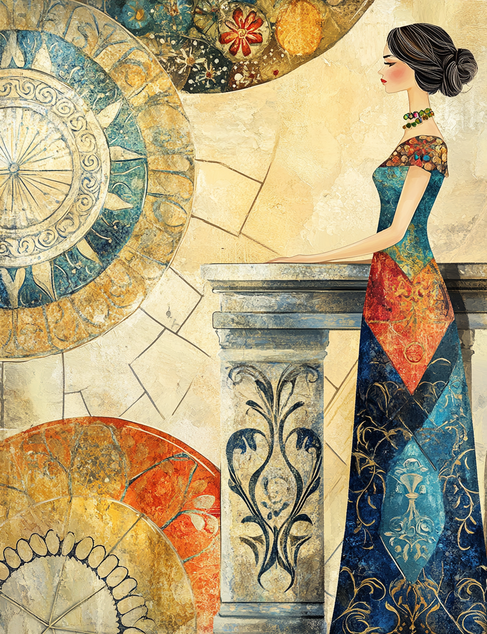 Midjourney V 6.1 Prompts for DUAL Peacock Junk Journal Pages Kit