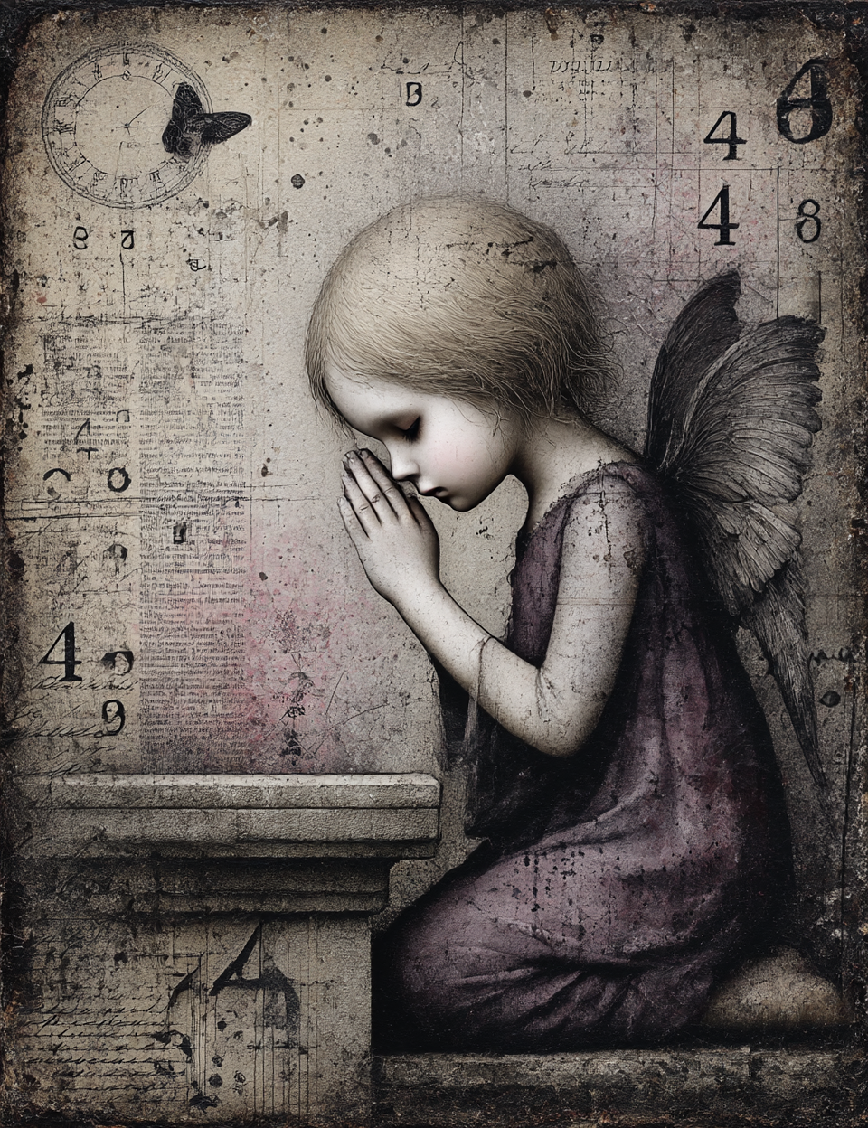 Midjourney V 7 Prompts for DUAL Pink Gothic Creepy Cemetery