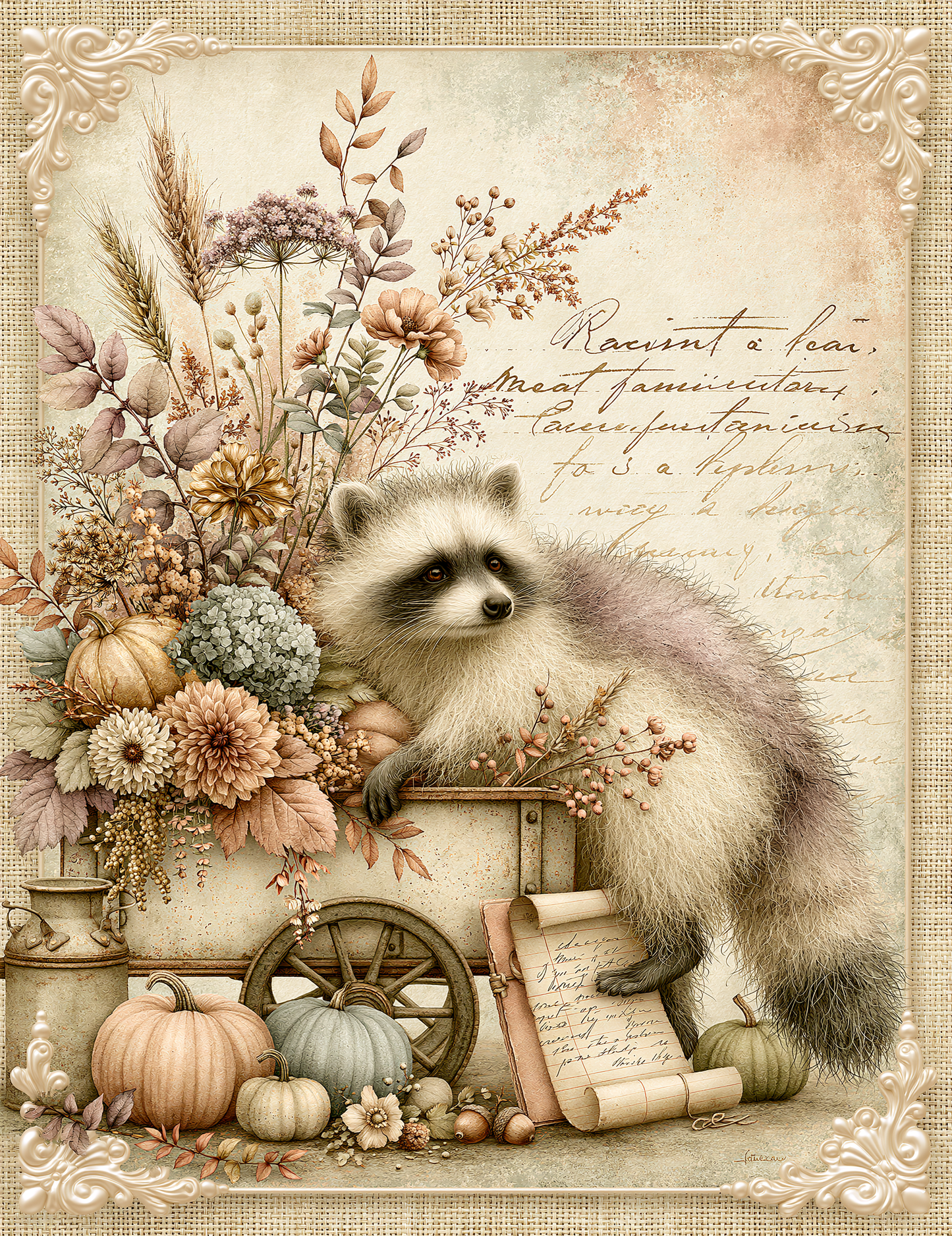 Midjourney V 8.1 Prompts for DUAL Pumpkin Dreams Digital Pages