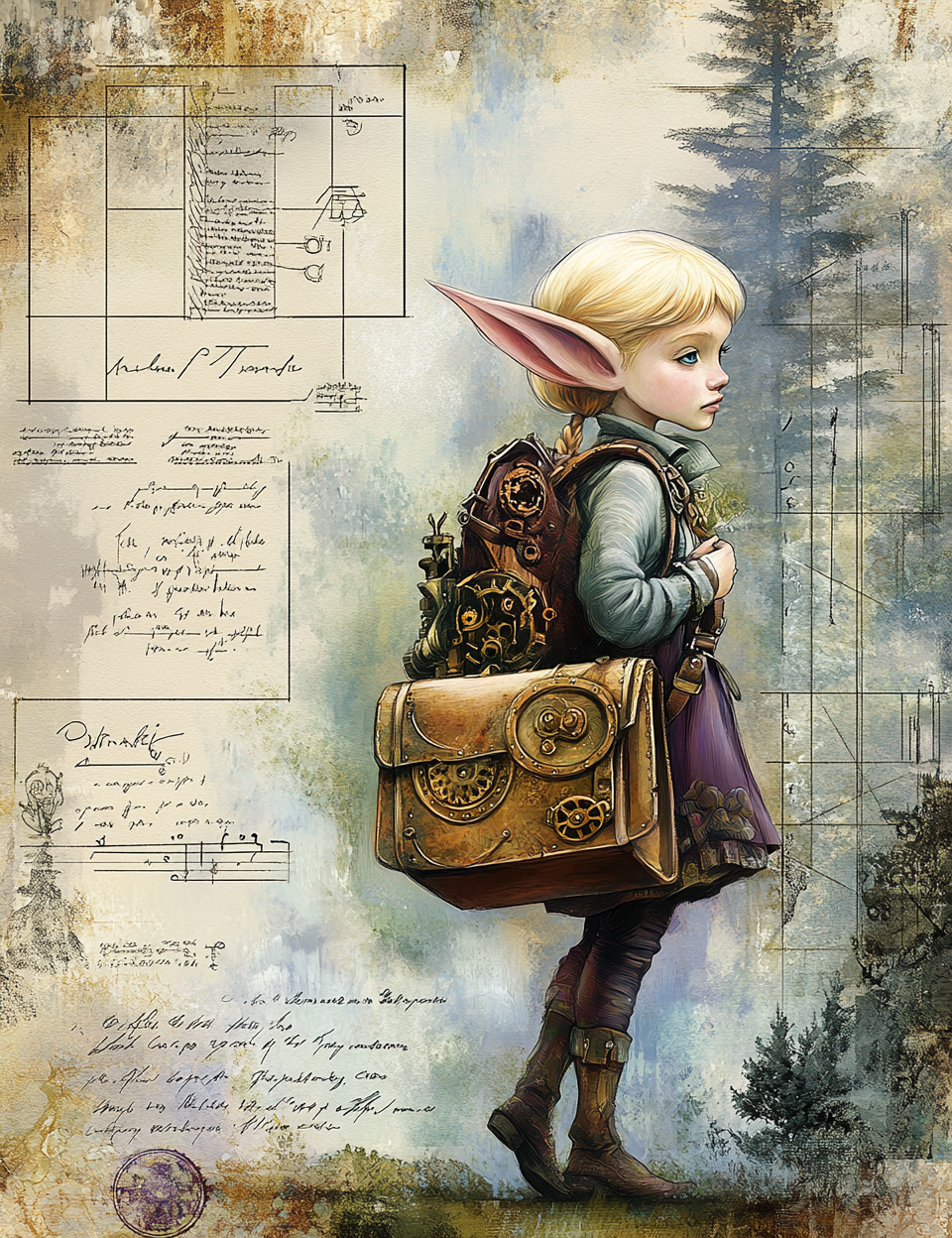 Midjourney V 6.1 Prompts for DUAL Realms of Dwarves & Elves Pages