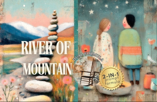 Collage of scenic and lifestyle images with text overlay