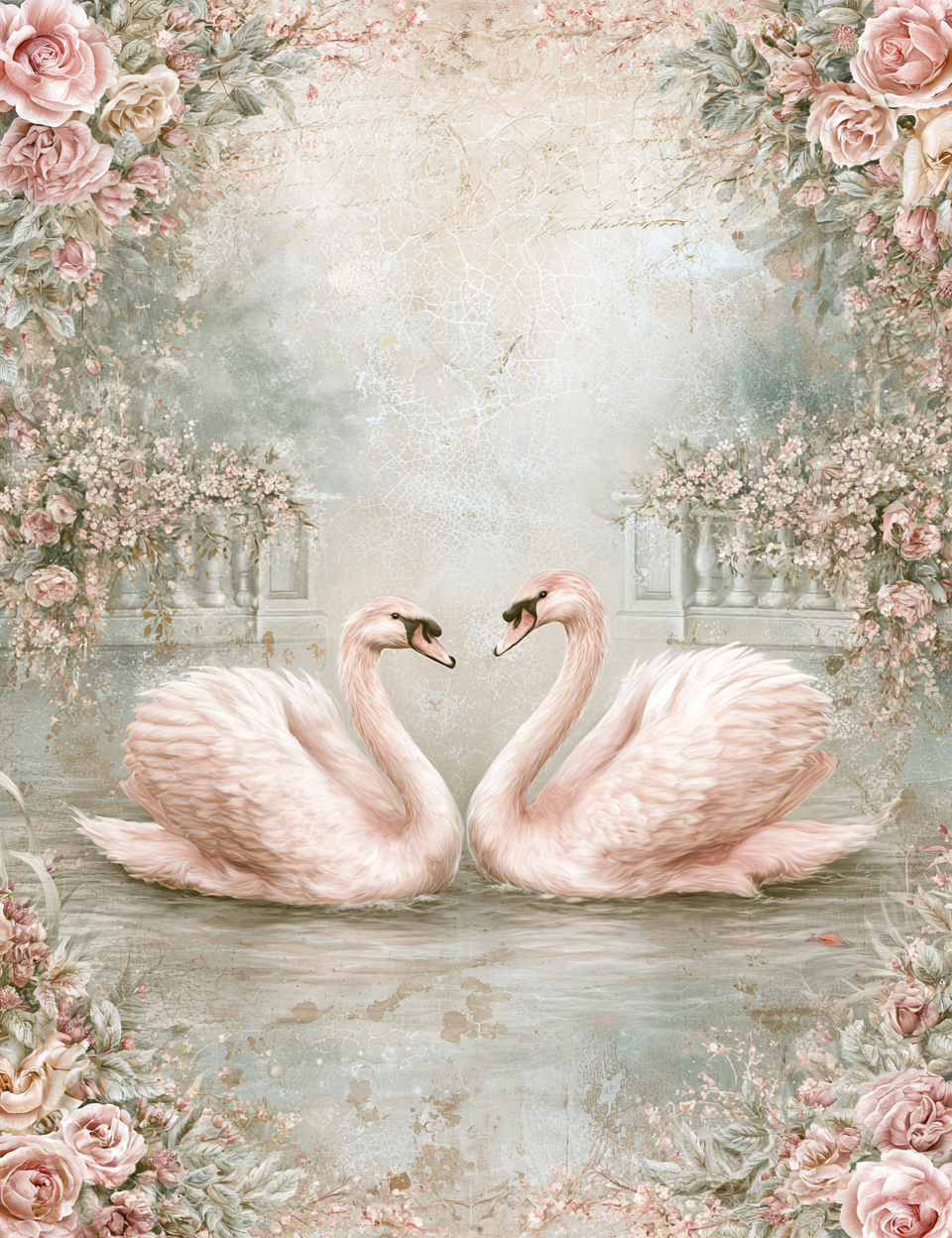Midjourney V 8.2 Prompts for DUAL Romantic Gardens Pages