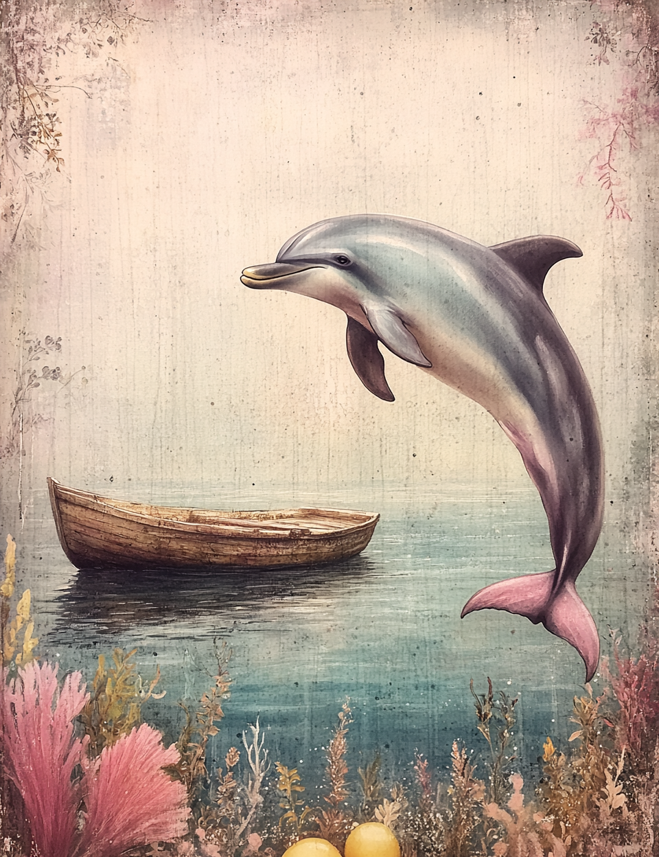 Midjourney V 6.1 Prompts for DUAL Romantic Tides Junk Journal