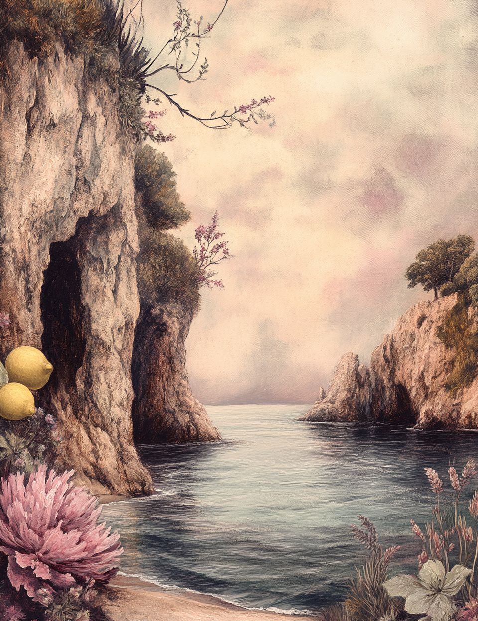 Midjourney V 6.1 Prompts for DUAL Romantic Tides Junk Journal