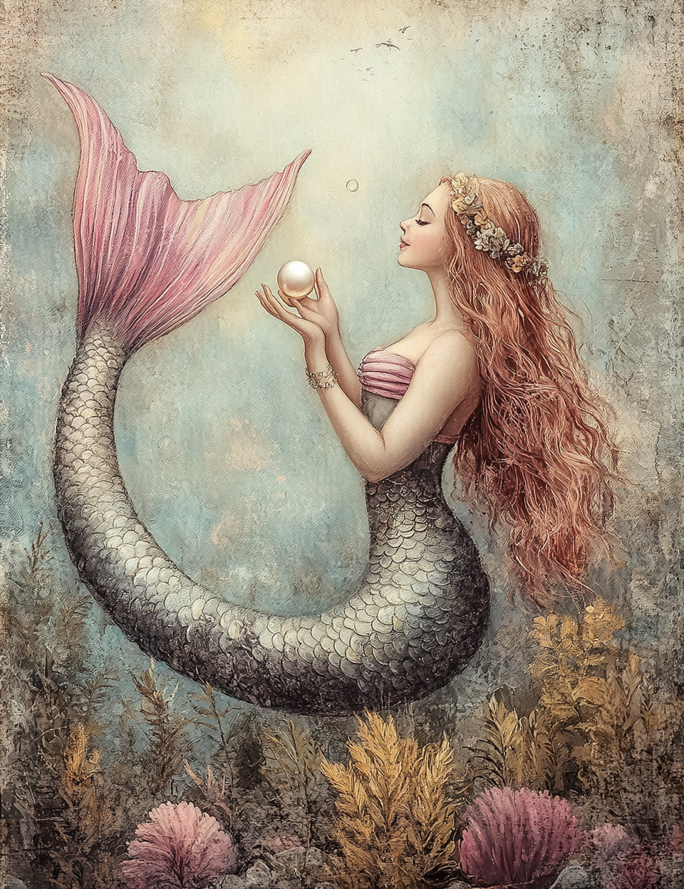 Midjourney V 6.1 Prompts for DUAL Romantic Tides Junk Journal