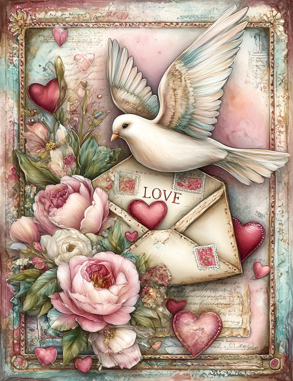 Midjourney V 7 Prompts for DUAL Valentine’s Love Cards