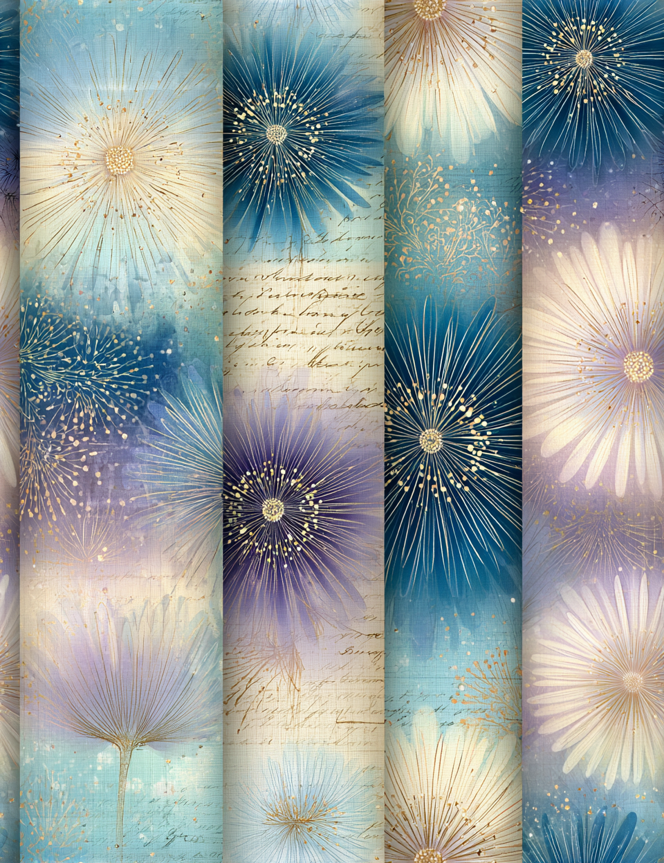 Midjourney V 8.1 Prompts for DUAL Secret Botanical Seamless Papers