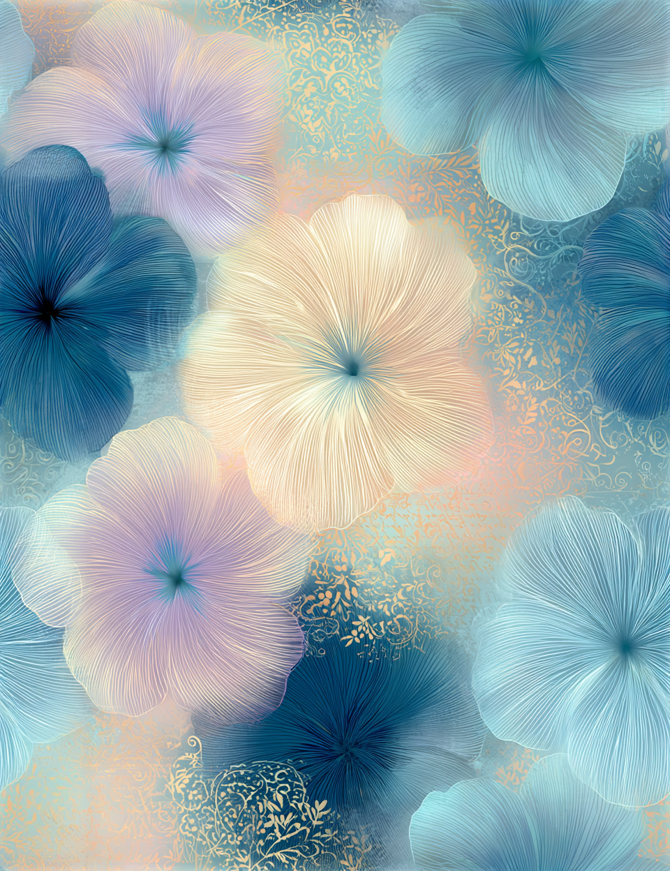 Midjourney V 8.1 Prompts for DUAL Secret Botanical Seamless Papers