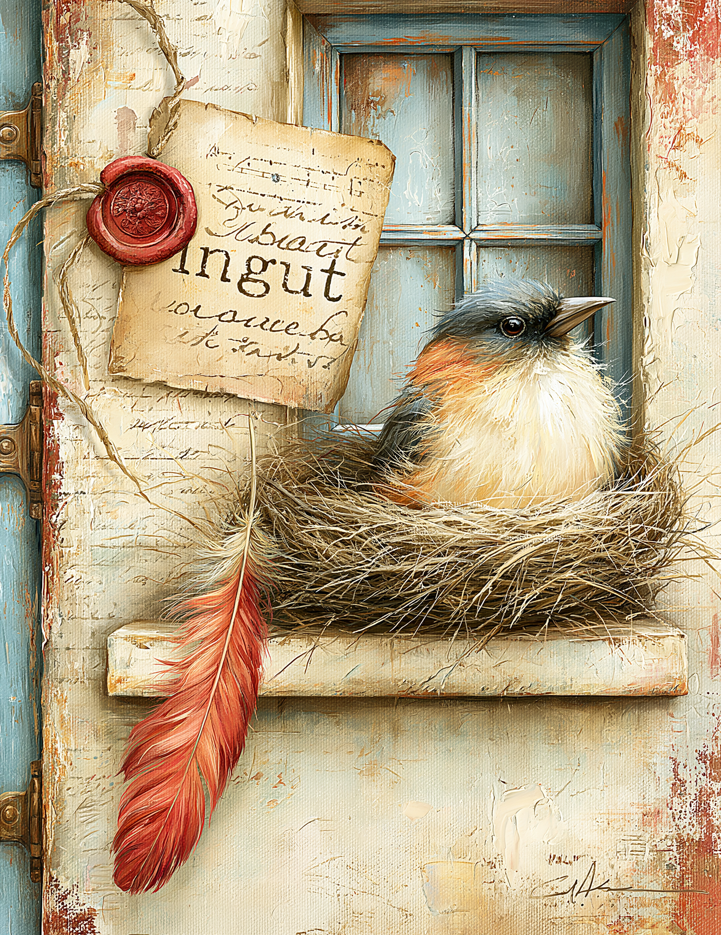 Midjourney V 8.1 Prompts for DUAL Shabby Autumn Collage Junk Pages