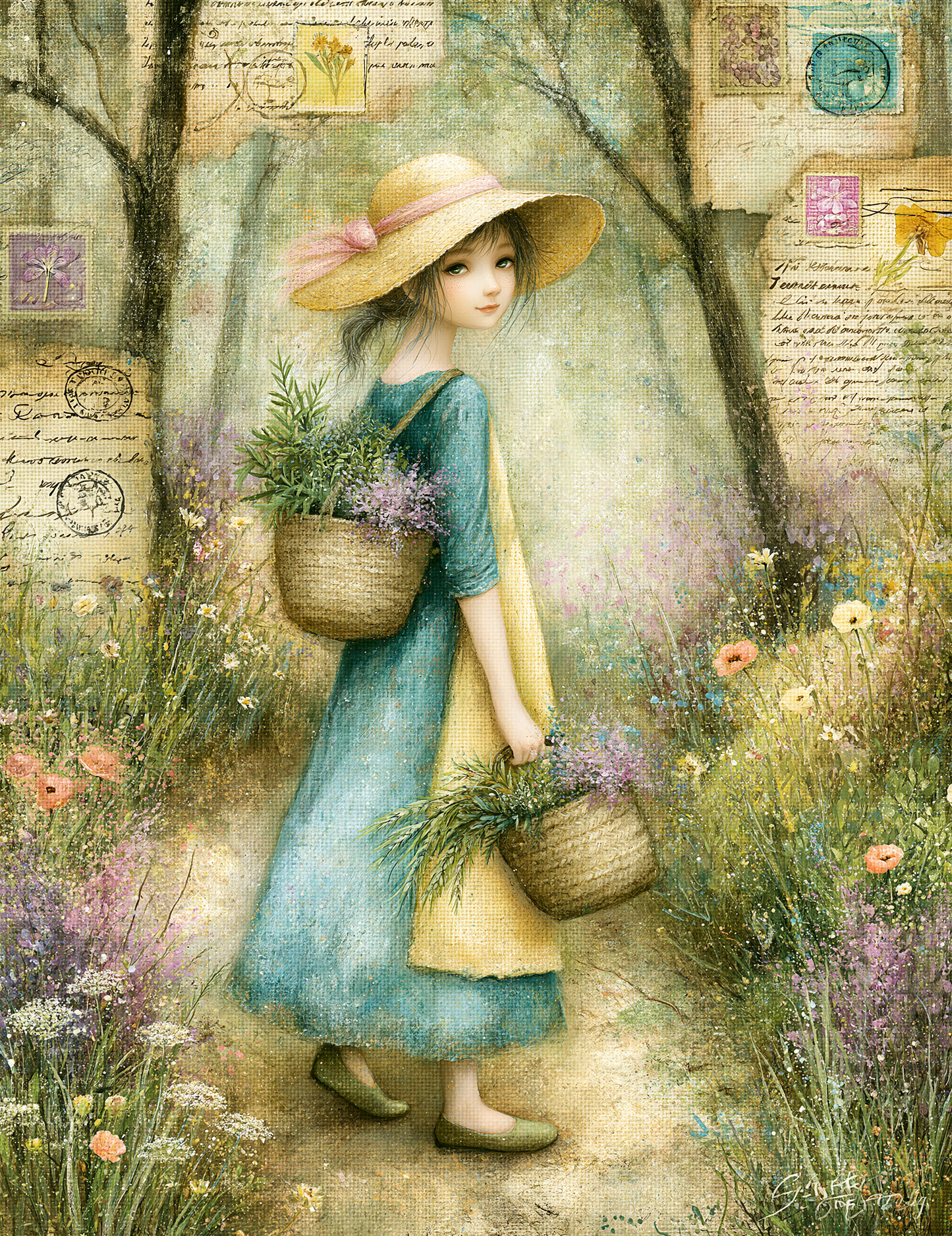 Midjourney V 8.1 Prompts for DUAL Spring Bear Cottage Digital Pages