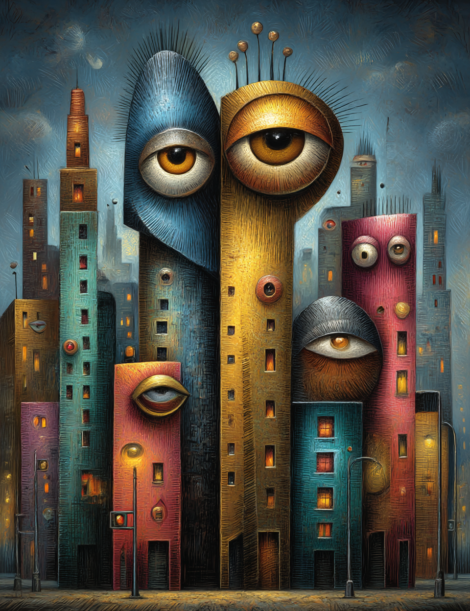 Midjourney V 7 Prompts for DUAL Super Surreal Funny Wall Art