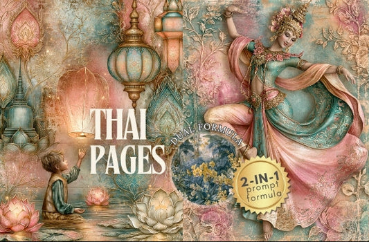 Midjourney V 8.1 Prompts for DUAL Thailand Thai Travel Pages